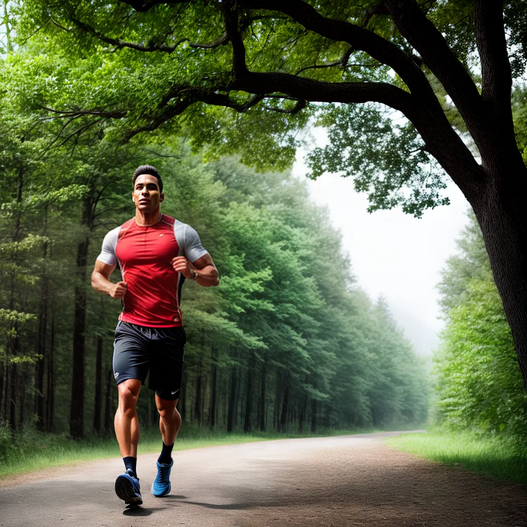 Por que correr é um dos melhores exercícios para homens? 1 Fotos corrida trilha homem determinado
