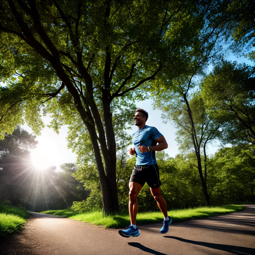Por que correr é um dos melhores exercícios para homens? 4 Fotos corrida trilha sorriso natureza saude