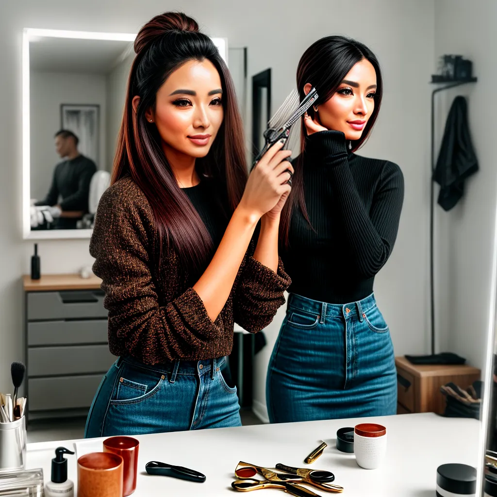 Equivalente à barbearia: dicas para cortar o cabelo em casa 1 Fotos corte cabelo diy espelho banheiro
