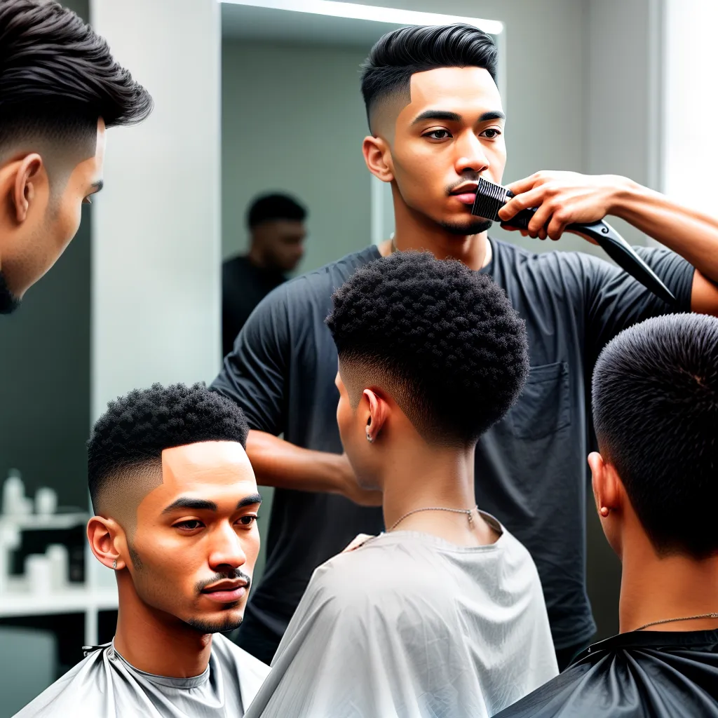 Equivalente à barbearia: dicas para cortar o cabelo em casa 2 Fotos corte cabelo mirror diy satisfacao