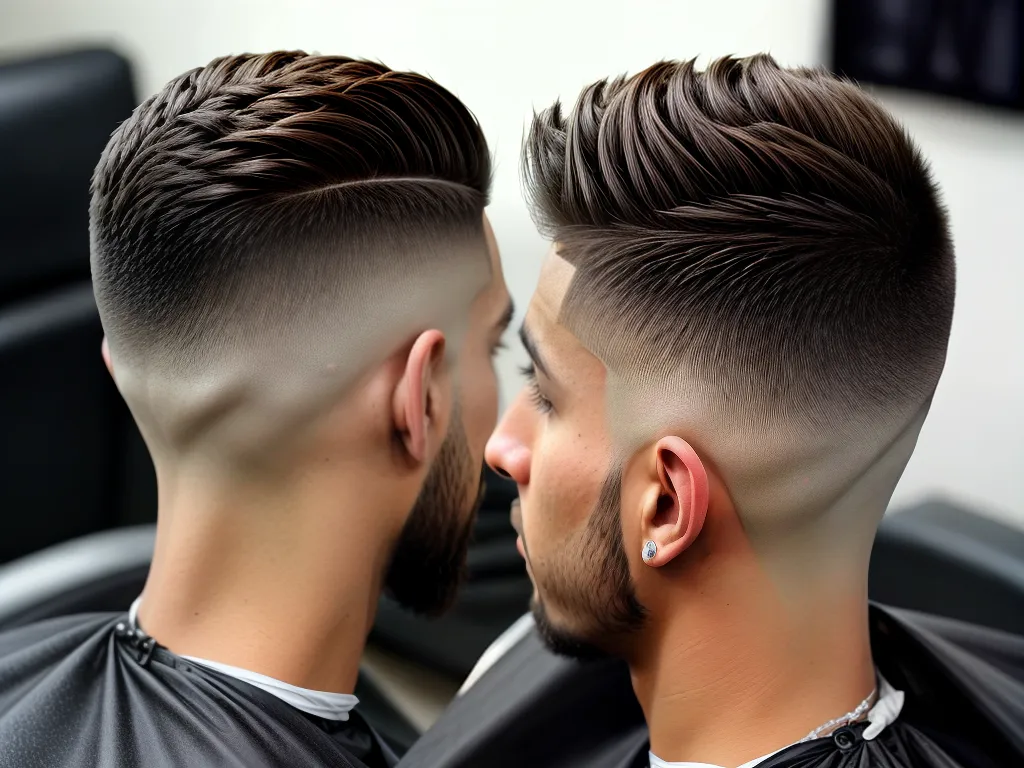 Vire um Expert: Aprenda o Corte Fade em V Fotos corte fade em v