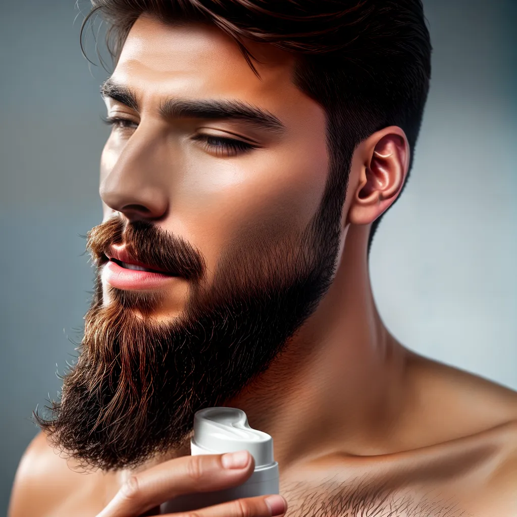 Fotos creme homem barba hidratacao