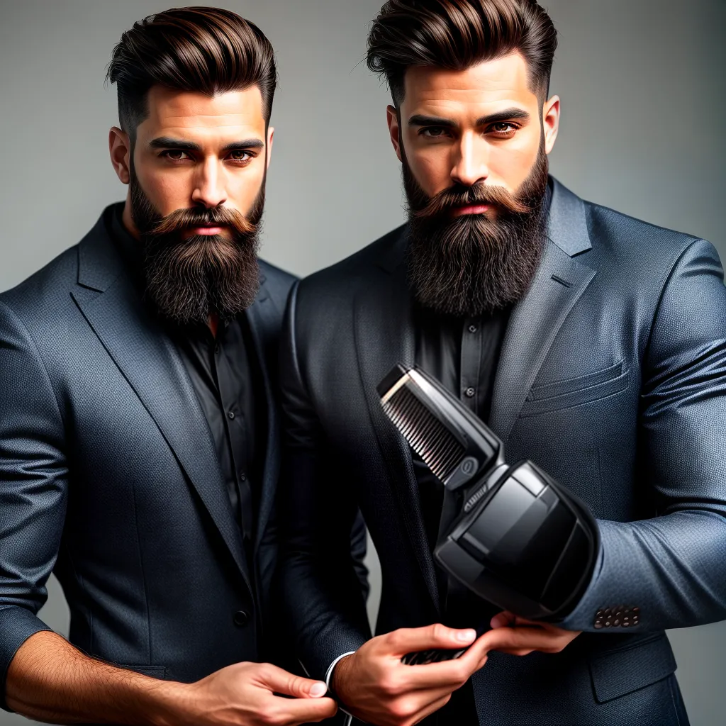 Fotos cuidados barba cabelo homem