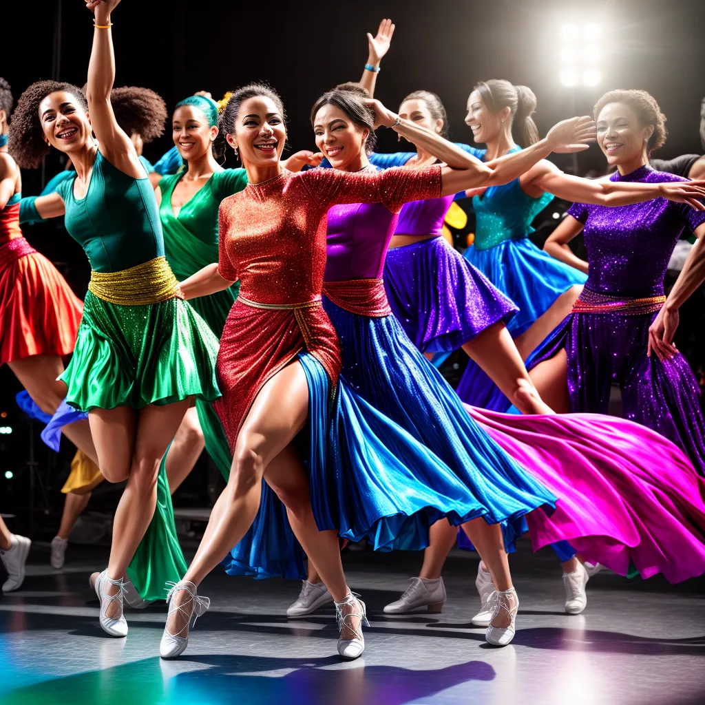 Por que a DANÇA é uma ótima opção de exercício físico 1 Fotos danca grupo sorrisos cores movimento