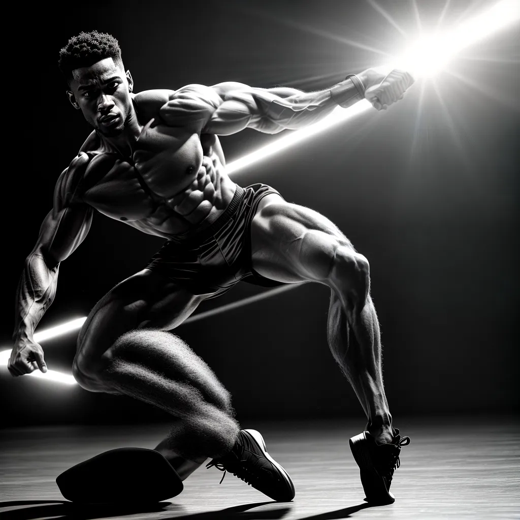 Fotos danca masculina salto preto branco