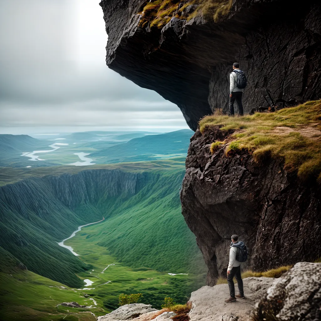 Fotos desafio cliff paisagem tempestade