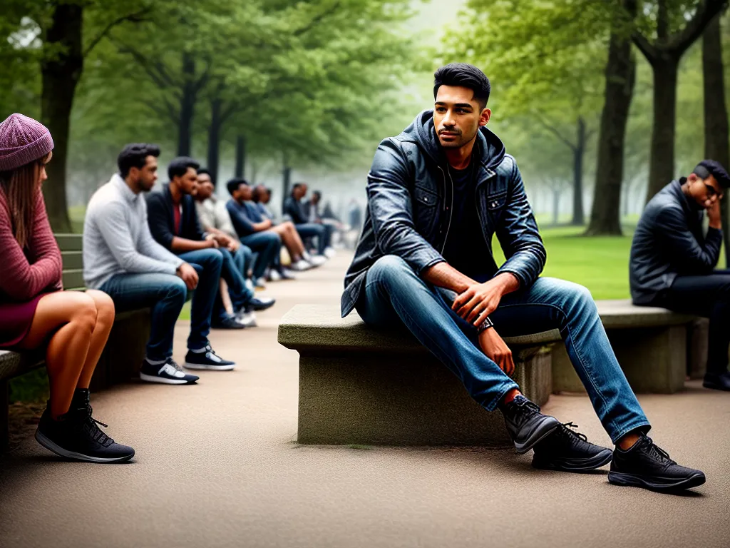 Descubra como cuidar da saúde mental masculina: um guia completo Fotos estresse parque amigos frisbee ajuda