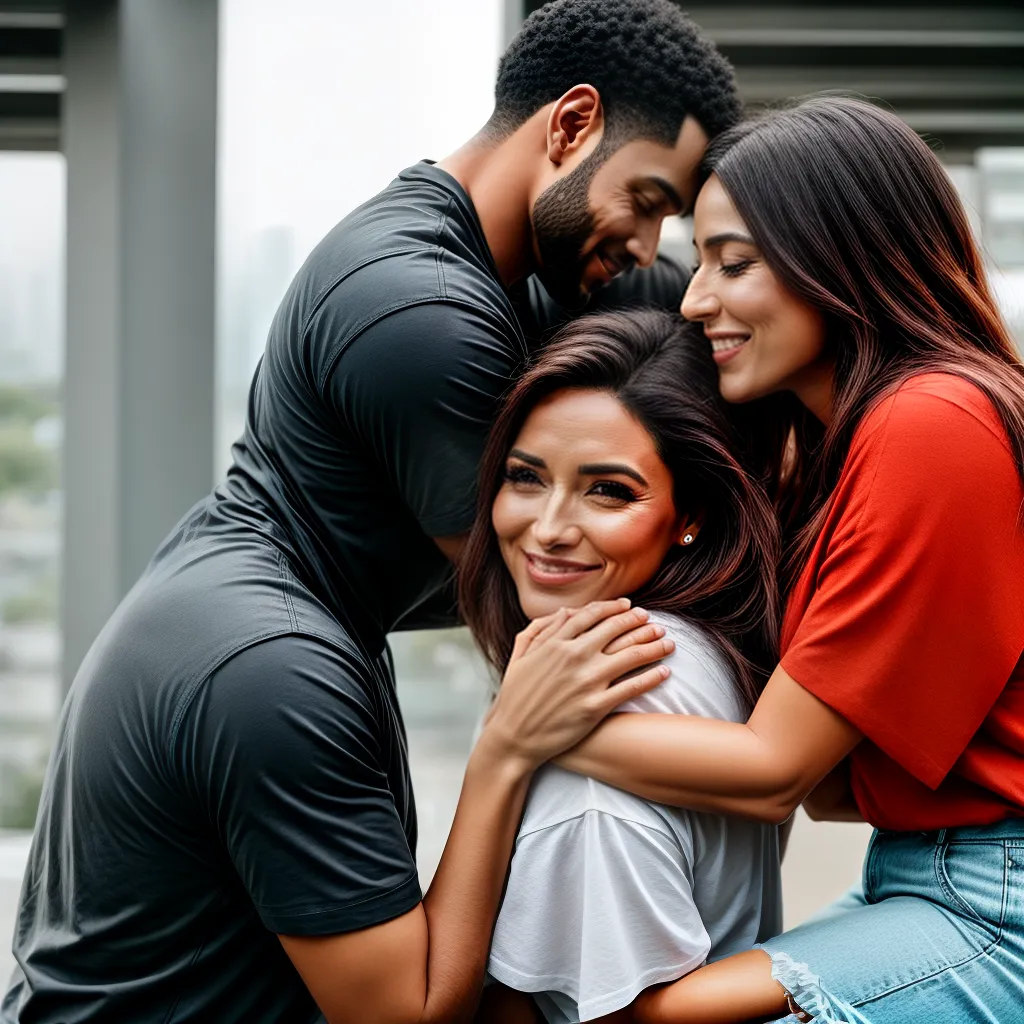 Fotos familia abraco sorriso amor 1