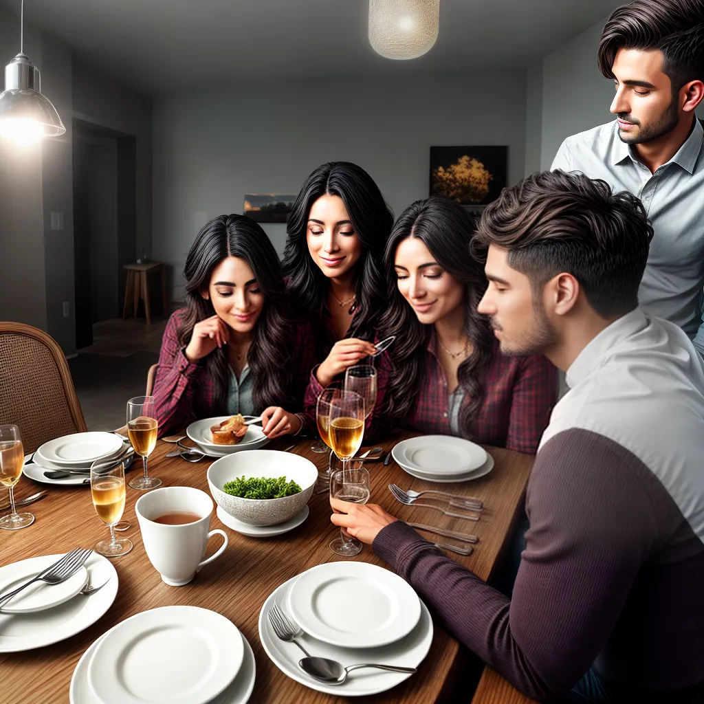 Título do blog: Como fortalecer a relação entre pais e filhos através do diálogo 4 Fotos familia mesa jantar conversa amor