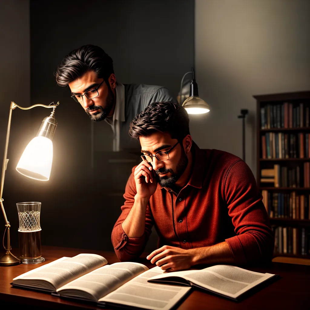 Fotos filosofia livros decisao lampada