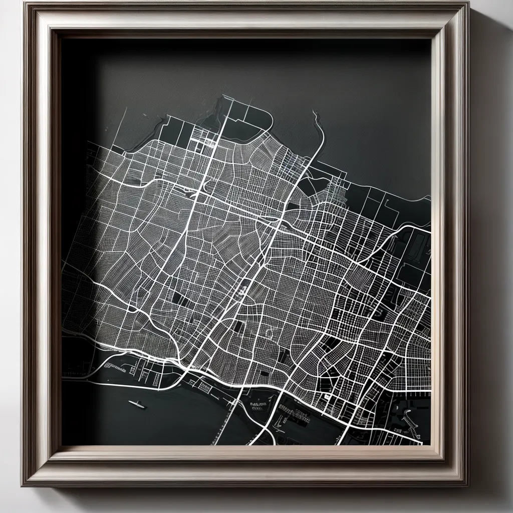 Fotos foto cidade noturna quadro preto branco