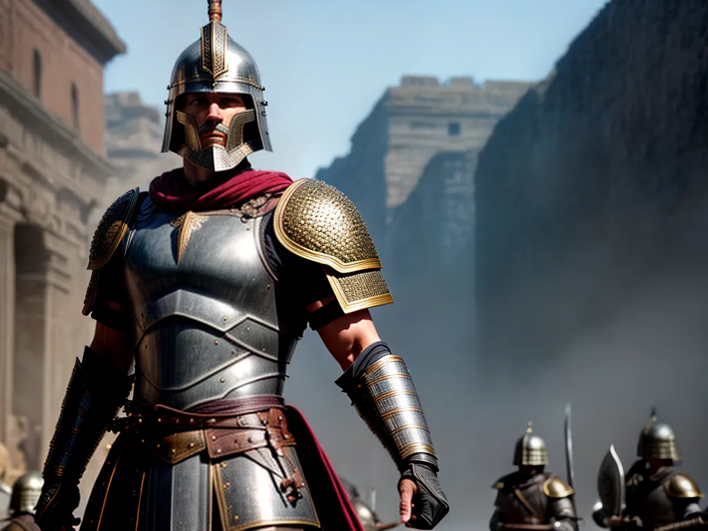 Estratégias de Combate dos Guerreiros Romanos Fotos guerreiro romano escudo espada