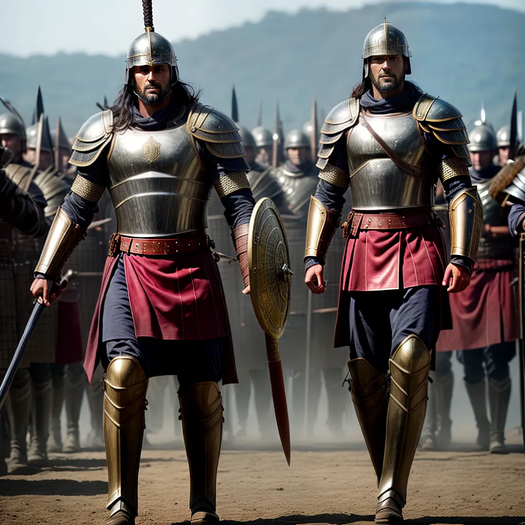 Estratégias de Combate dos Guerreiros Romanos 4 Fotos guerreiro romano escudo gladius soldados