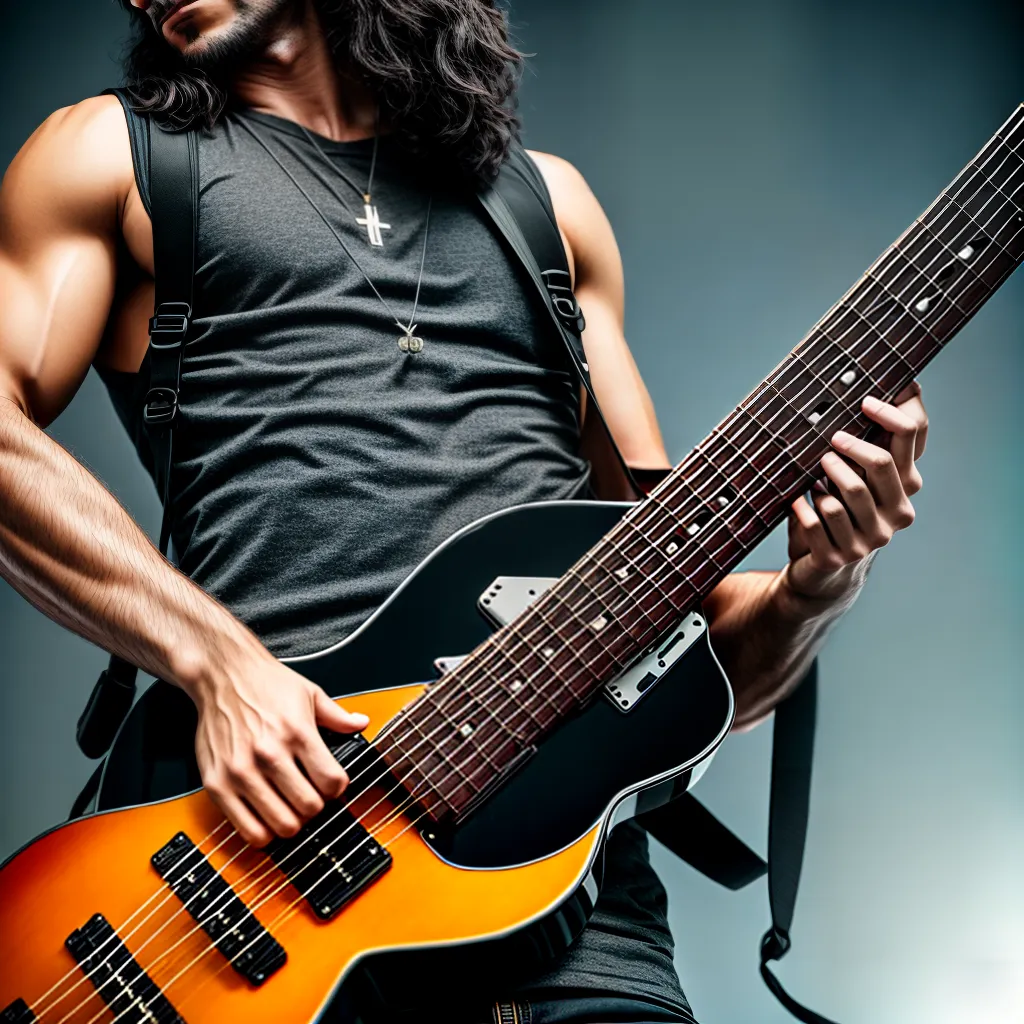 Fotos guitarra chamas show