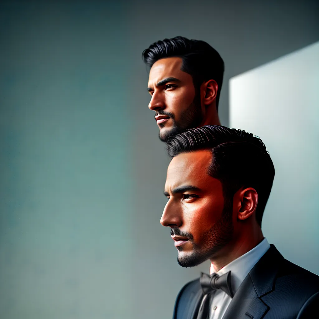 Empoderamento masculino: dicas para aumentar sua autoconfiança 2 Fotos homem confiante ternos gravata