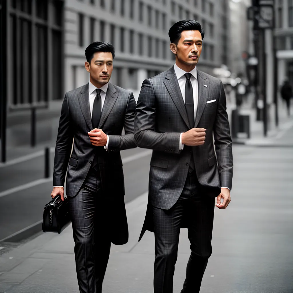 Fotos homem estilo xadrez preto branco