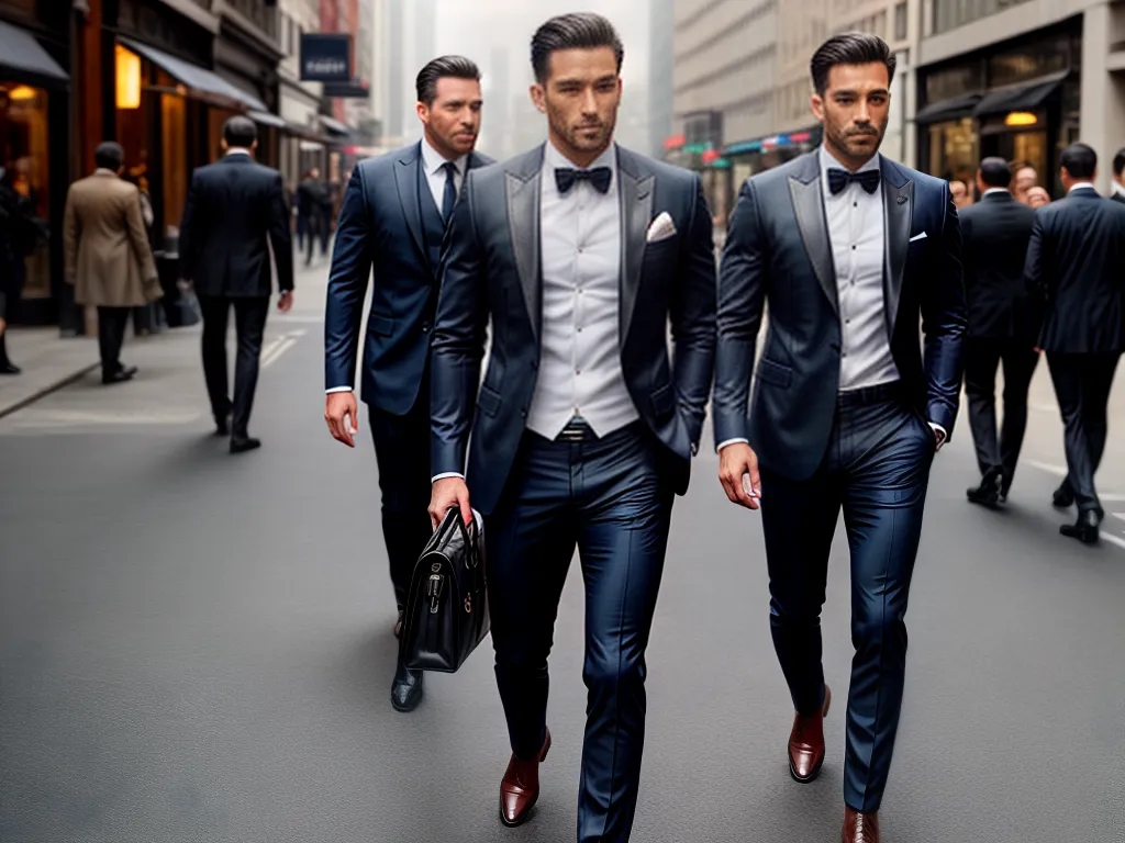 Fotos homem estiloso ternos sapatos briefcase