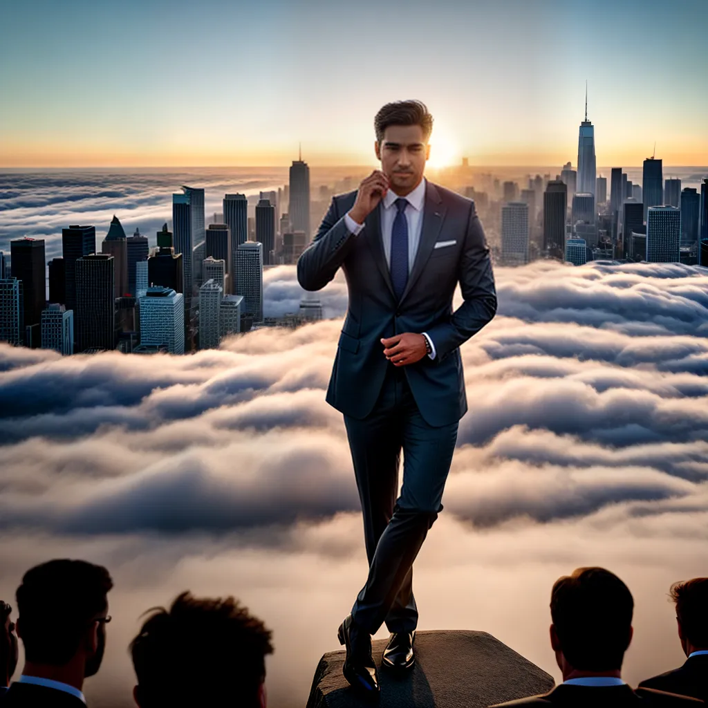 Fotos homem podio diversidade sucesso