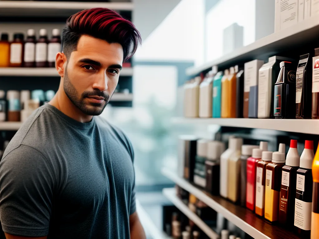 Como escolher as melhores tinturas para cabelo masculino Fotos homem prateleira tintura cabelo duvida