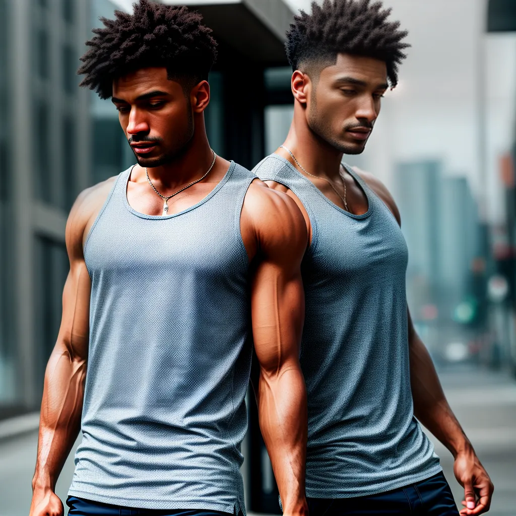 Fotos homem regata jeans shorts