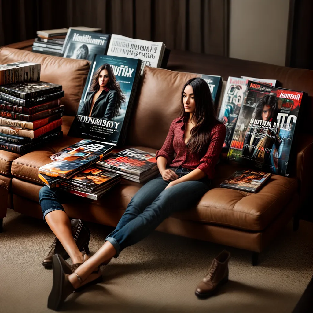 Por que as revistas masculinas ainda são populares? 1 Fotos homem revistas sensuais couch