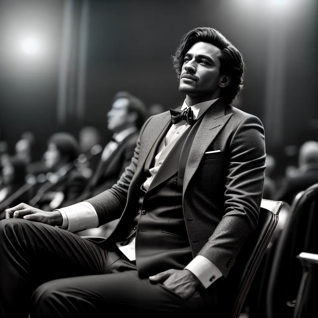 Fotos homem sala concerto orquestra classica