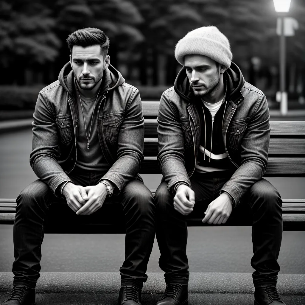 Fotos homem solidao banco parque saude mental