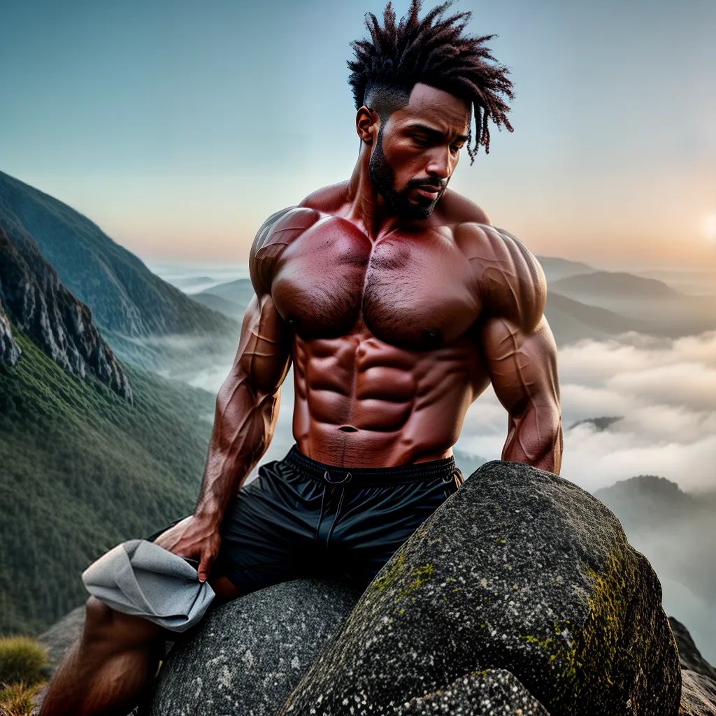 Fotos homem trilha montanha masculinidade