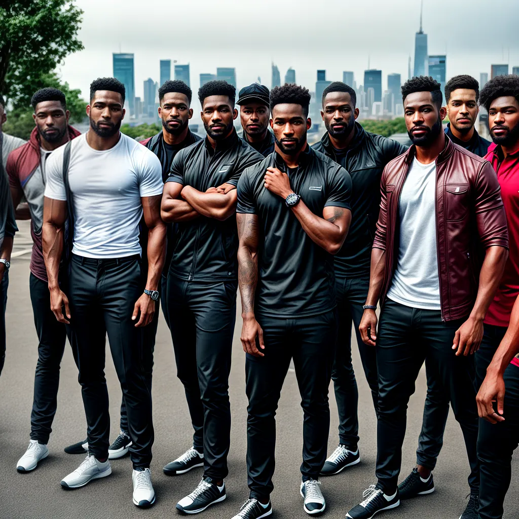 Fotos homens unidos diversidade cidade