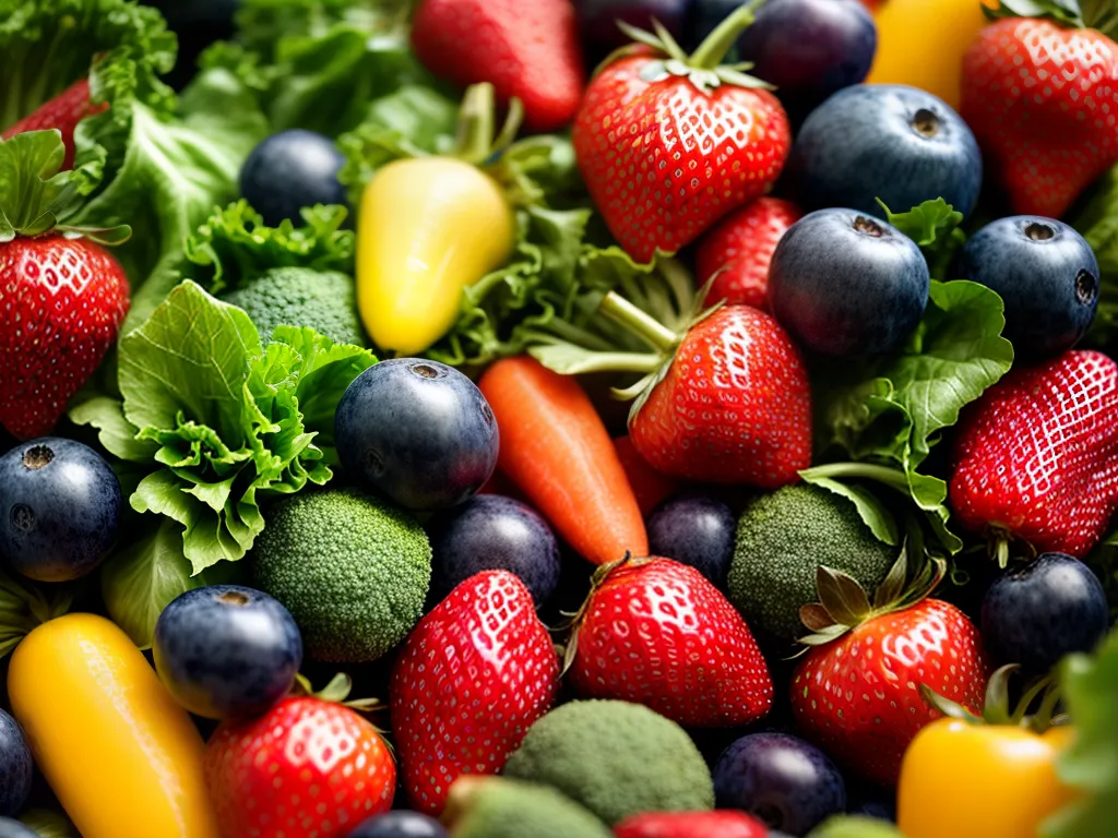 Melhore seu bem-estar com dicas de saúde eficazes Fotos horta frutas legumes coloridos saude