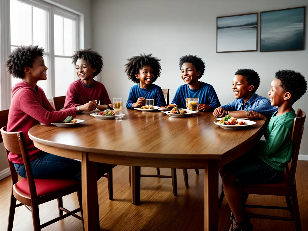 Por que é importante ensinar valores familiares aos filhos 2 Fotos jantar familia conversa alegria 1