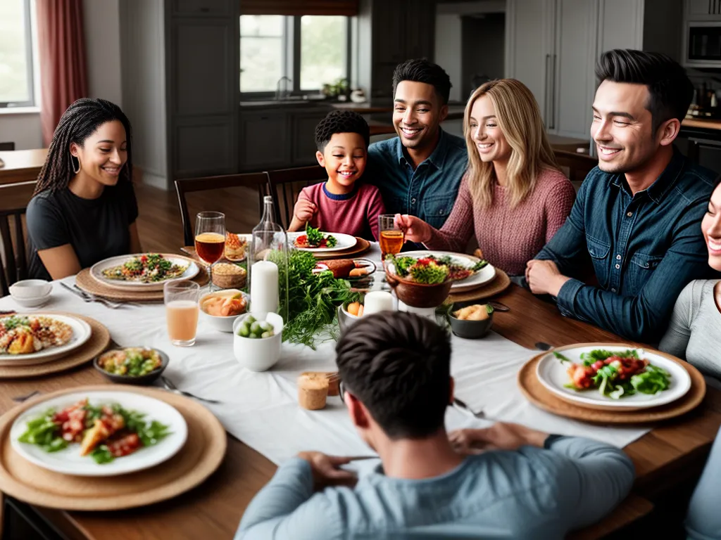 Por que é importante ensinar valores familiares aos filhos 4 Fotos jantar familia conversa valores