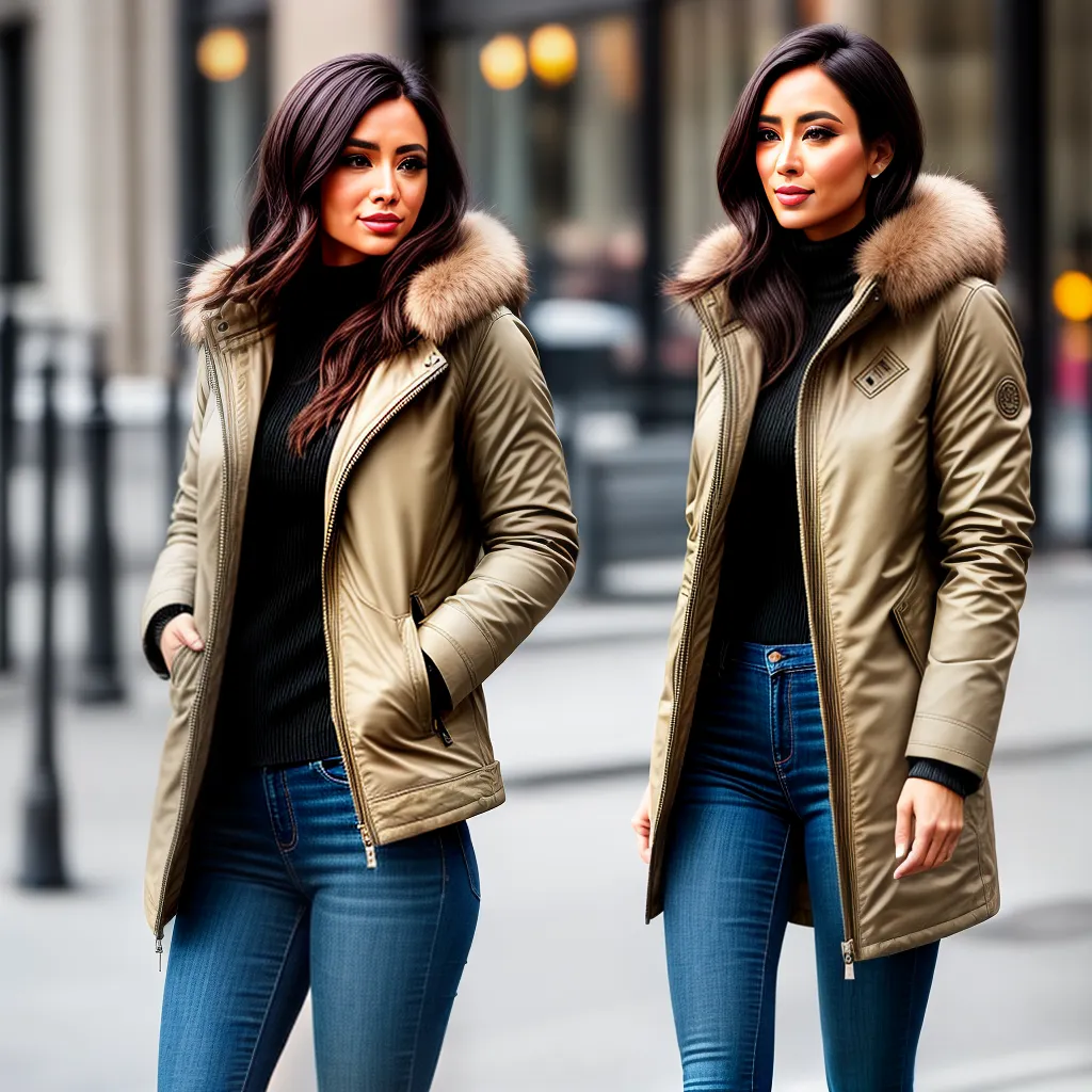 Fotos jaqueta inverno estilo aquecida 1