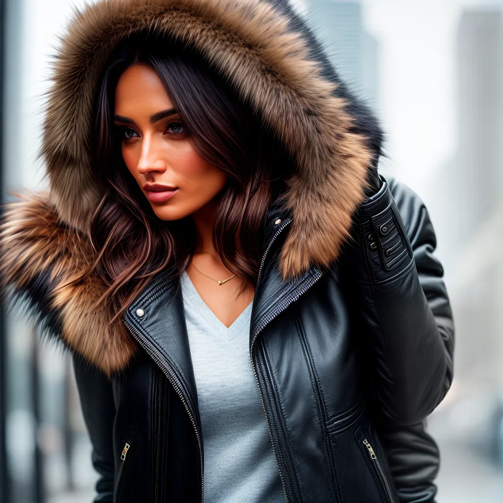 Fotos jaqueta inverno estilo aquecida