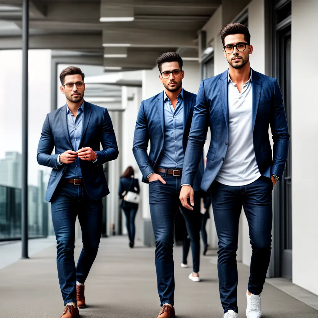 Fotos jeans homem versatilidade roupa