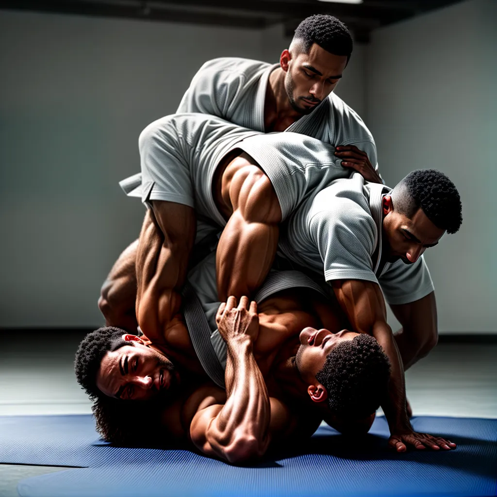 Fotos jiu jitsu luta submissao mat