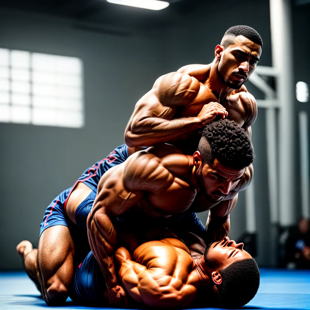 Fotos jiu jitsu submissao lutador foco