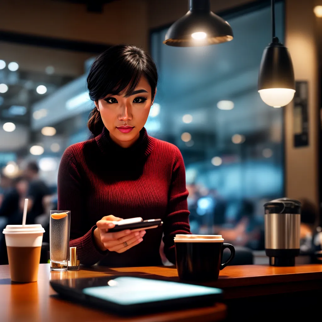 Fotos jornalista cafe multidao digitando