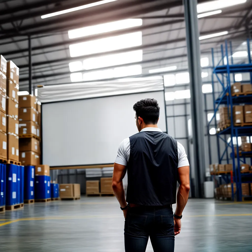 Fotos lider logistica whiteboard equipe warehouse