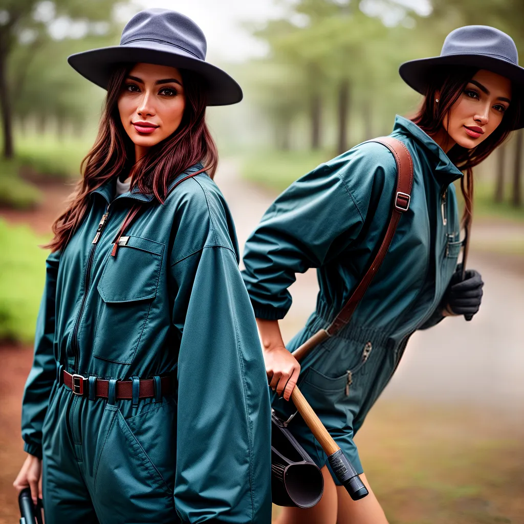 Fotos macacao jardim bolsos reforcado chapeu botina