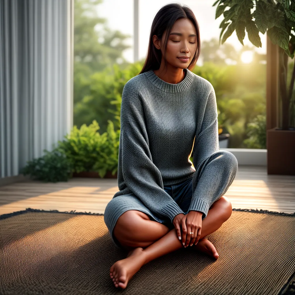 Fotos meditacao amanhecer serenidade paz