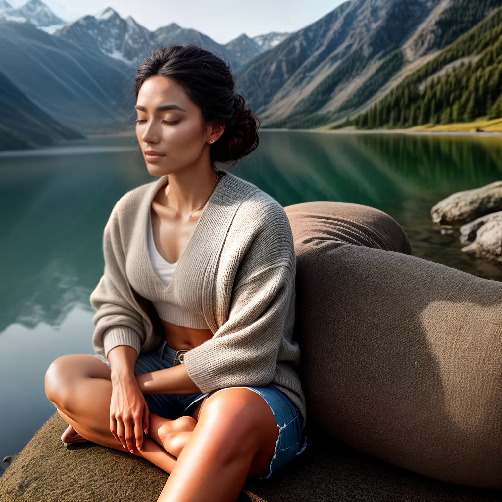 Fotos meditacao natureza paz por do sol