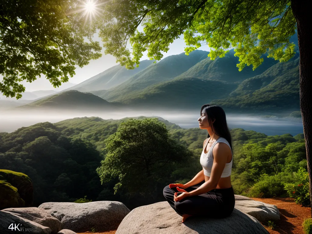 Como manter a Frequência Elevada e a Vibração Positiva no dia a dia Fotos meditacao natureza serenidade flor arvore