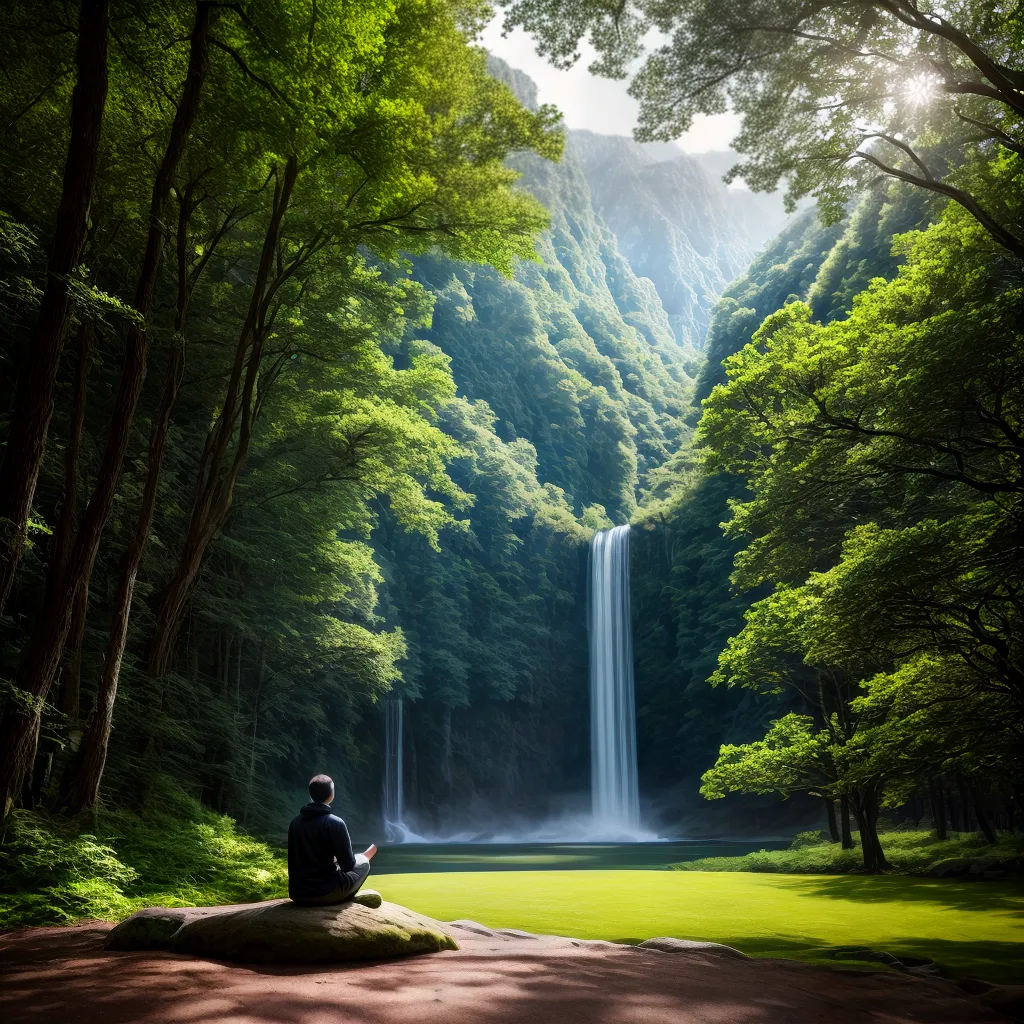 Fotos meditacao natureza serenidade paz 4