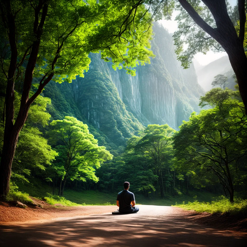 A simplicidade como caminho para o autoconhecimento masculino 1 Fotos meditacao natureza simplicidade paz