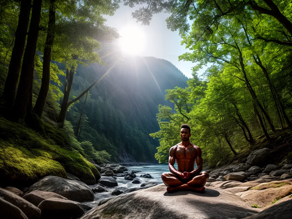 10 dicas para melhorar sua saúde mental masculina Fotos meditacao natureza sol paz