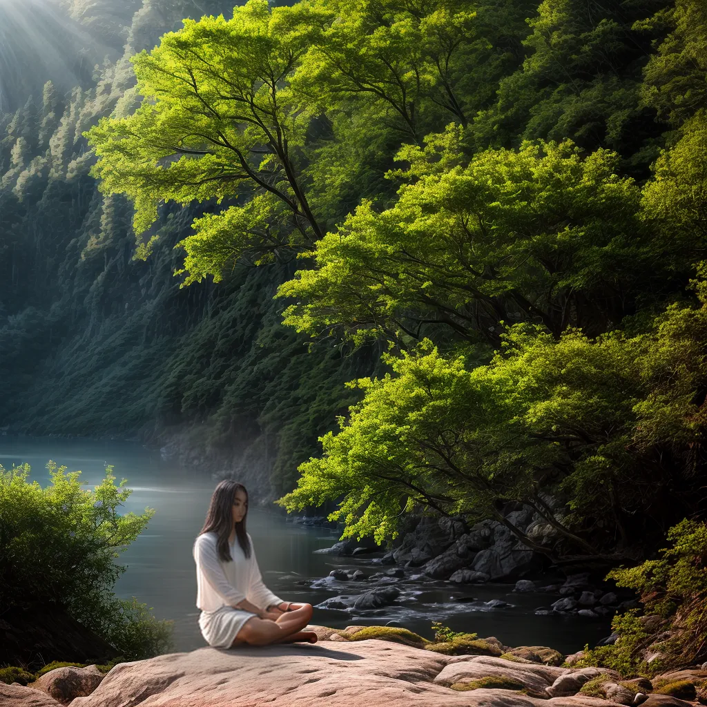 Como melhorar sua saúde mental e emocional através da meditação 4 Fotos meditacao serenidade natureza raios