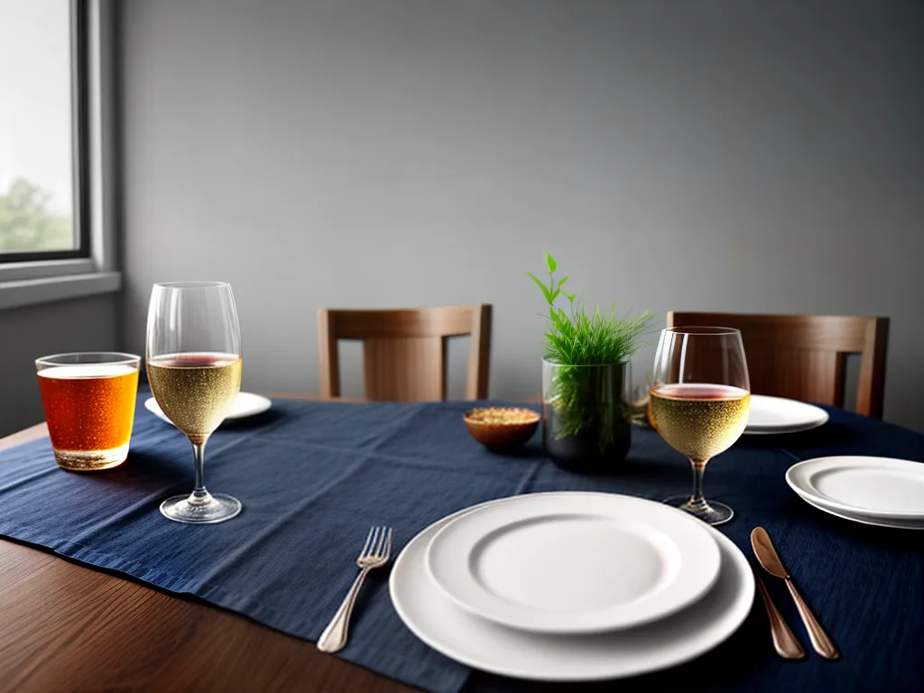 Como escolher o guardanapo ideal para cada ocasião 4 Fotos mesa branca talheres azul vinho