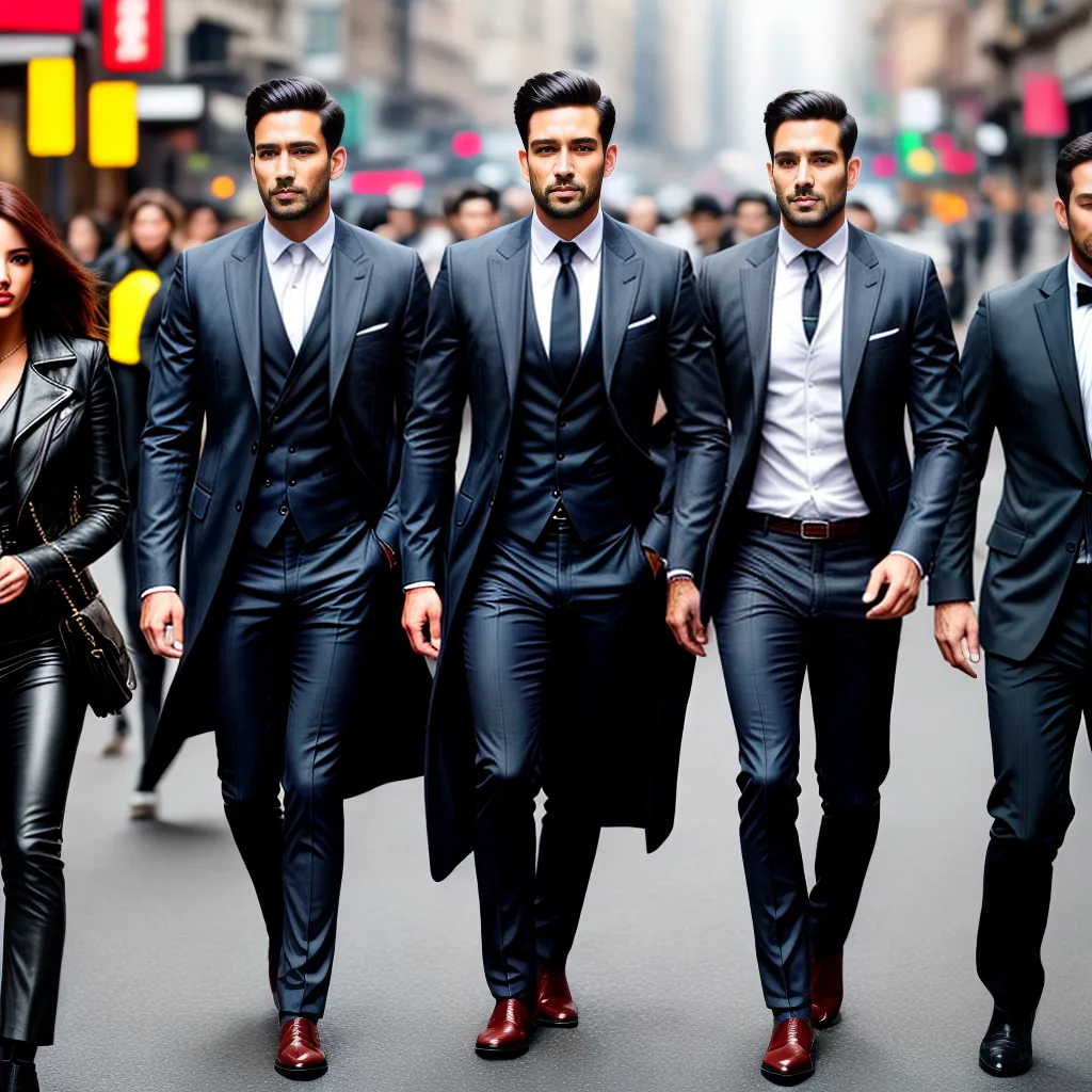 Fotos moda masculina estilo rua movimentada