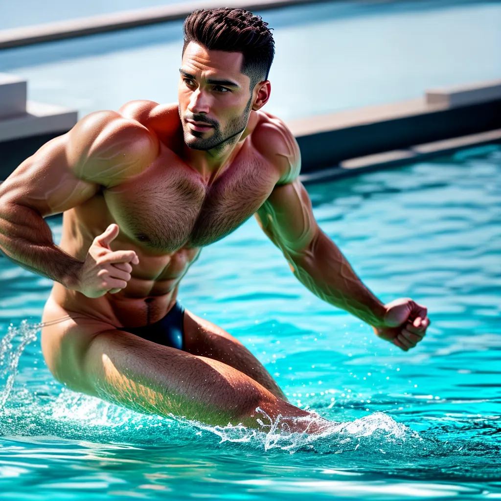 Fotos natacao saude homens cardiovascular musculacao